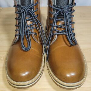 Men's Boots, Sonoma Brown Leather High Top Size 9 1/2 Medium